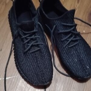 Adidas MENS Black and White Sneakers